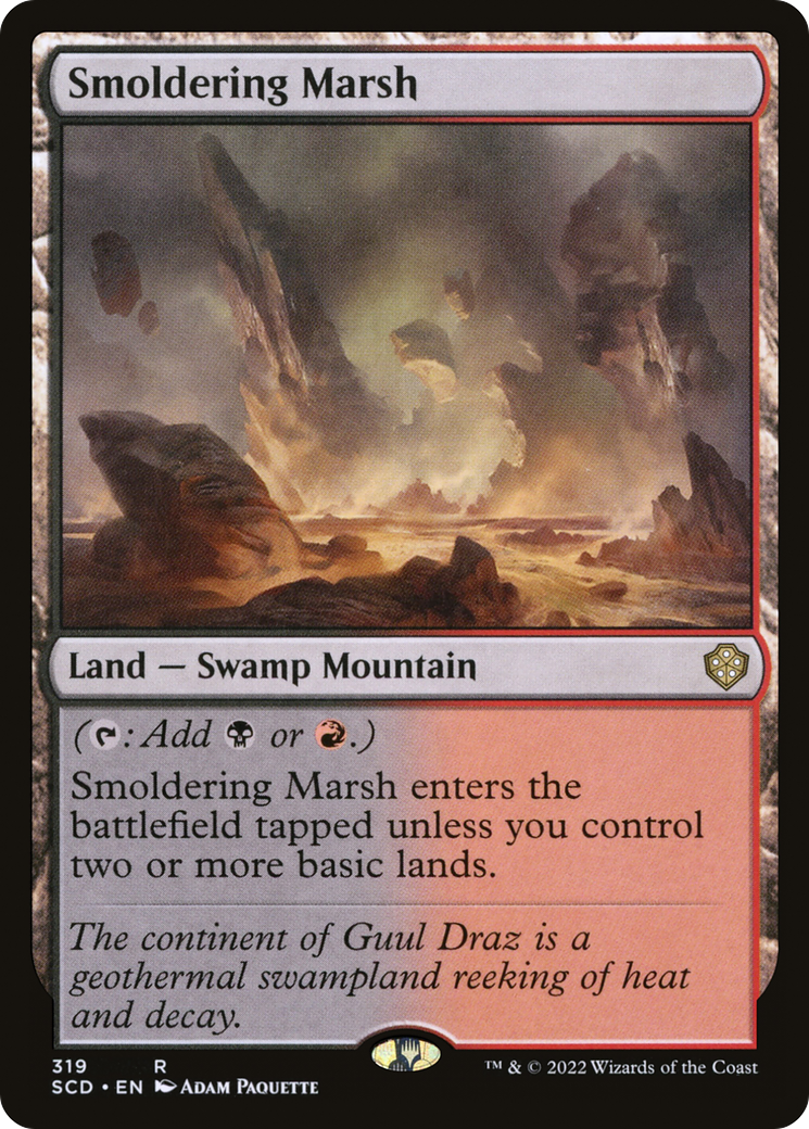 Smoldering Marsh (SCD-319) [Starter Commander Decks]