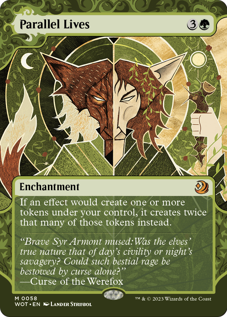 Parallel Lives (WOT-058) (Showcase) (Borderless) [Wilds of Eldraine: Enchanting Tales]