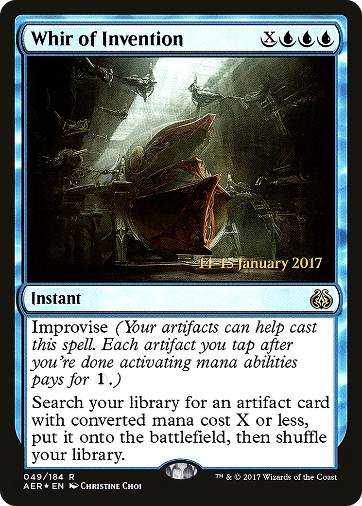 Whir of Invention (PRE-49S) [Aether Revolt Promos] Foil