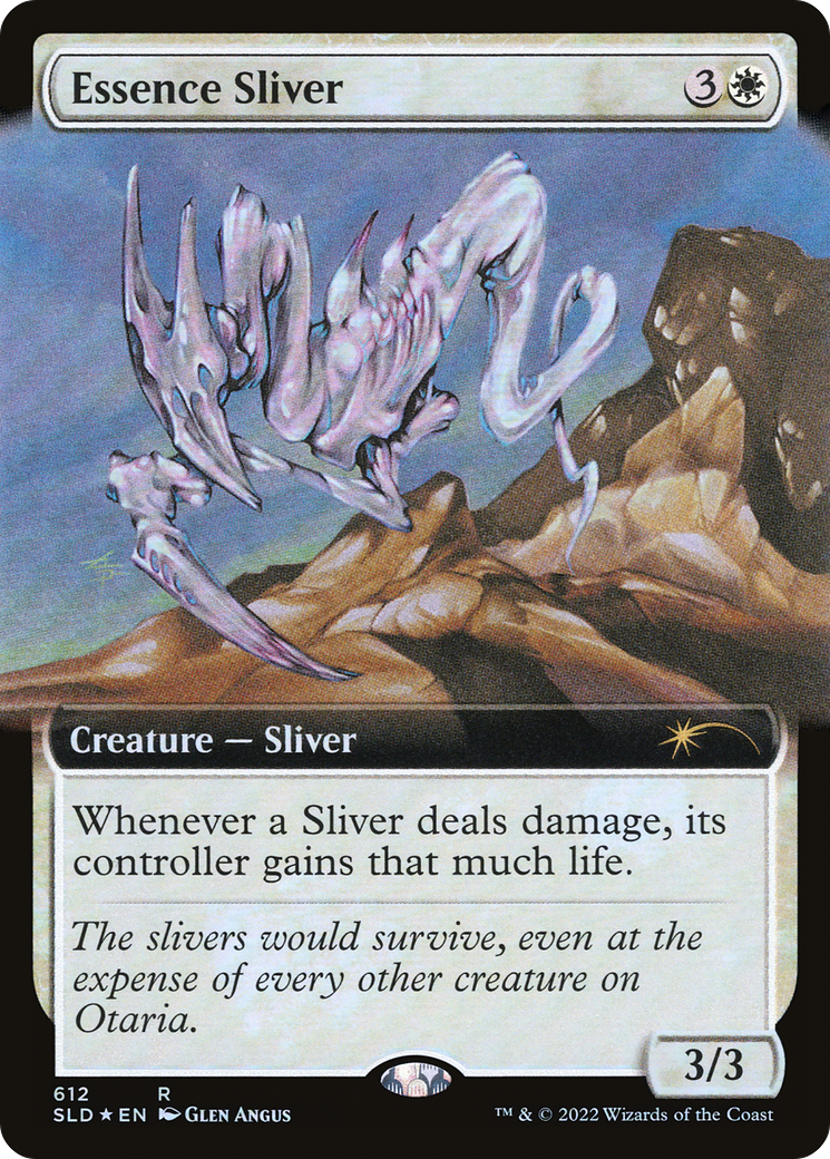 Essence Sliver (SLD-612) [Secret Lair Drop]: (Extended Art) Foil