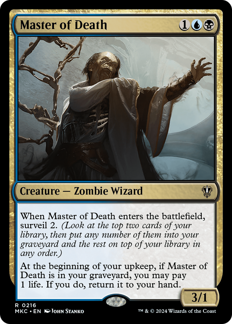 Master of Death (MKC-216) [Murders at Karlov Manor Commander]