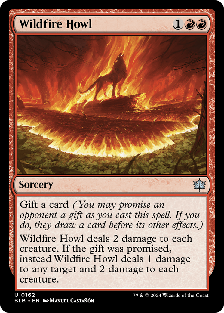 Wildfire Howl (BLB-162) [Bloomburrow] Foil
