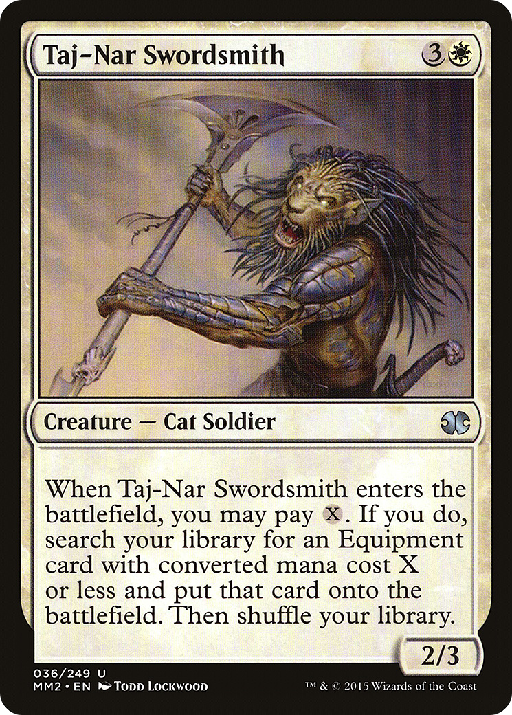 Taj-Nar Swordsmith (MM2-036) [Modern Masters 2015]
