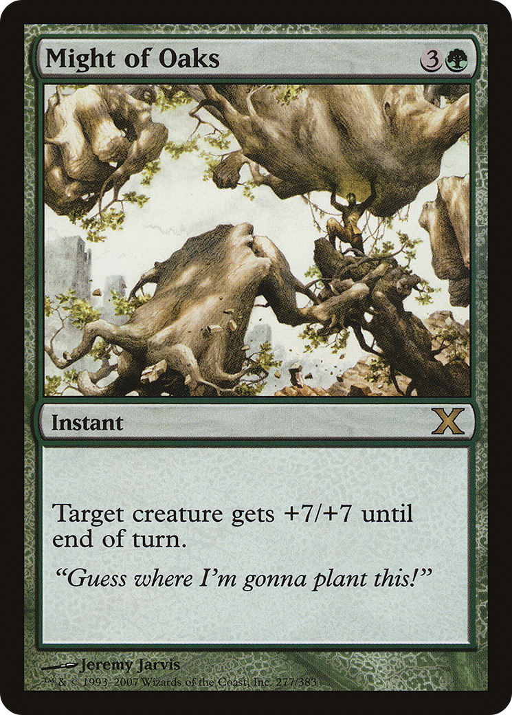 Might of Oaks (10E-277) [Tenth Edition] Foil