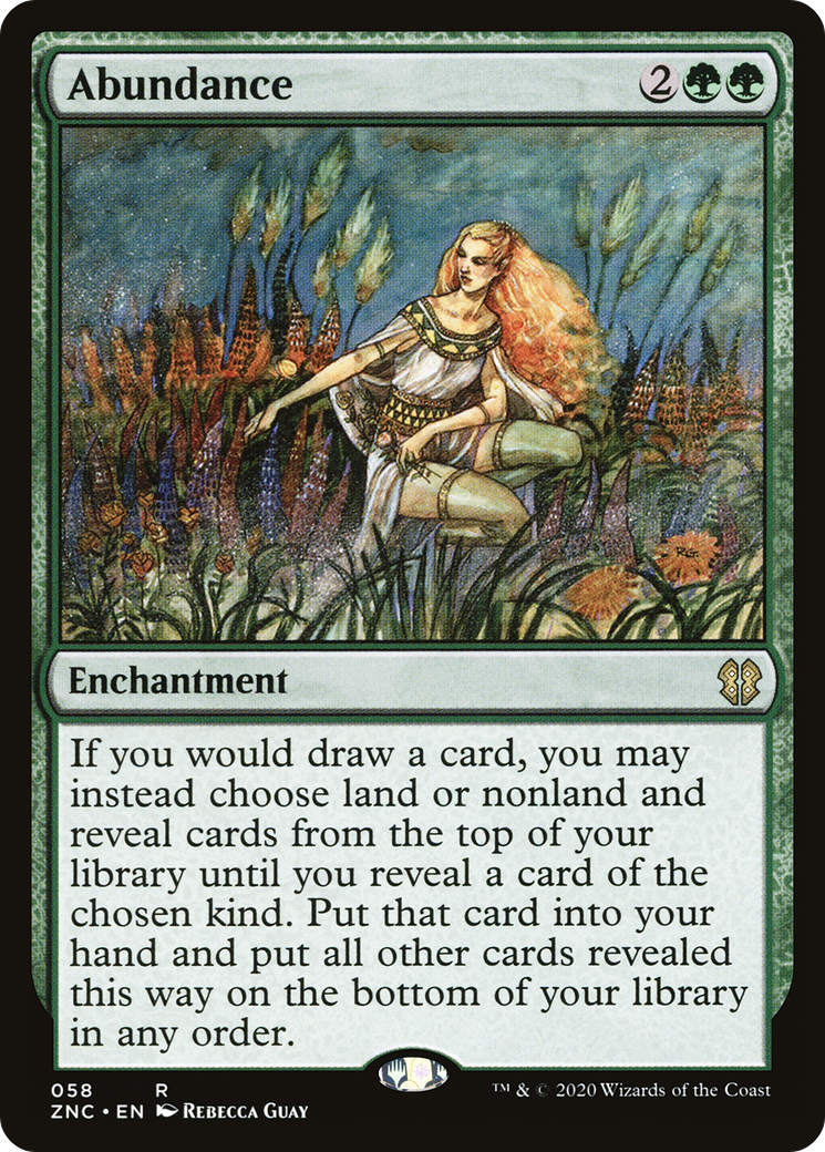 Abundance (ZNC-058) [Zendikar Rising Commander]