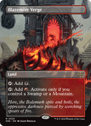 Blazemire Verge (DSK-329) [Duskmourn: House of Horror] (Borderless) Foil
