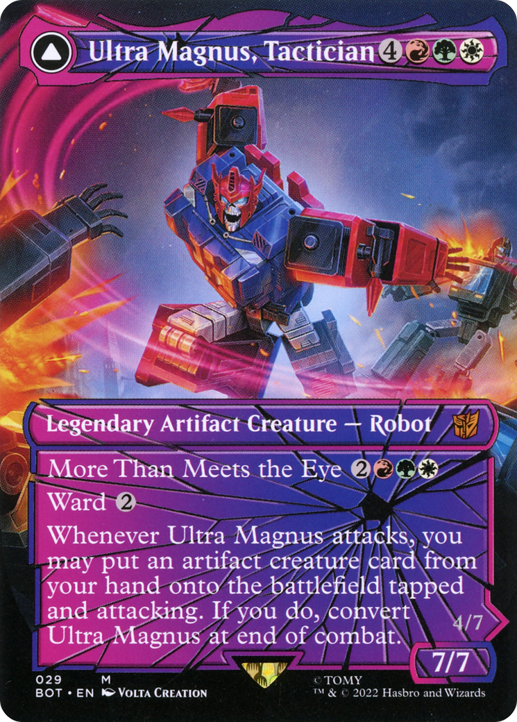 Ultra Magnus, Tactician (Shattered Glass) (BOT-029) (Borderless) [Transformers]