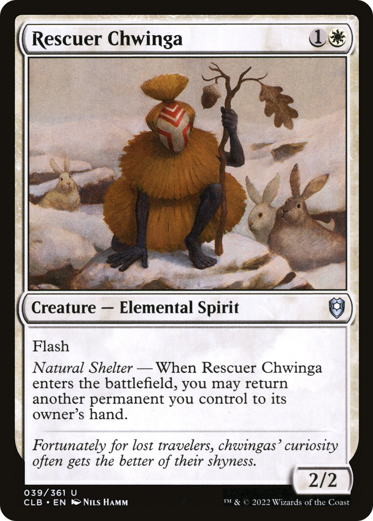 Rescuer Chwinga (CLB-039) [Commander Legends: Battle for Baldur's Gate]