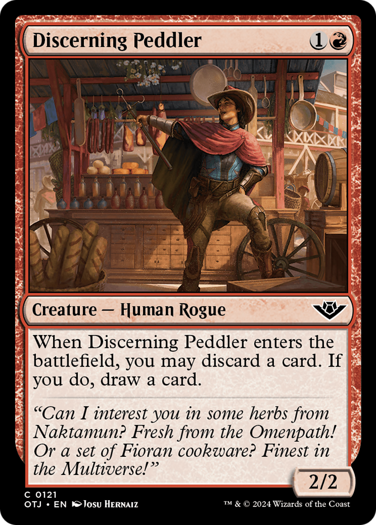 Discerning Peddler (OTJ-121) [Outlaws of Thunder Junction]