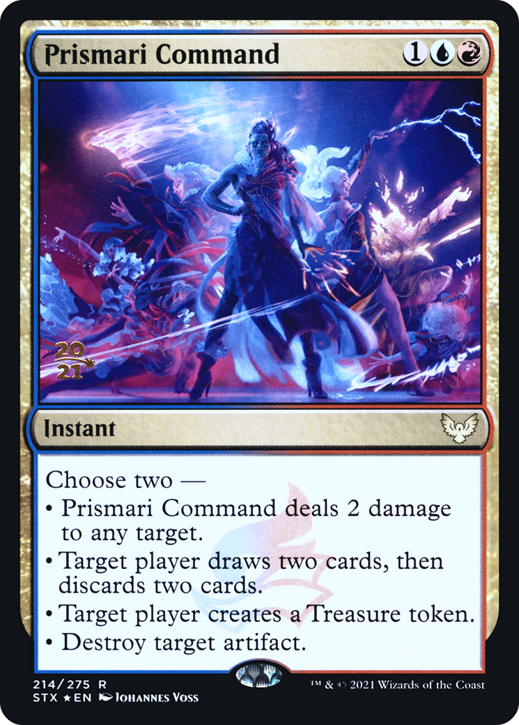 Prismari Command (PRE-214S) [Strixhaven: School of Mages Promos] Foil