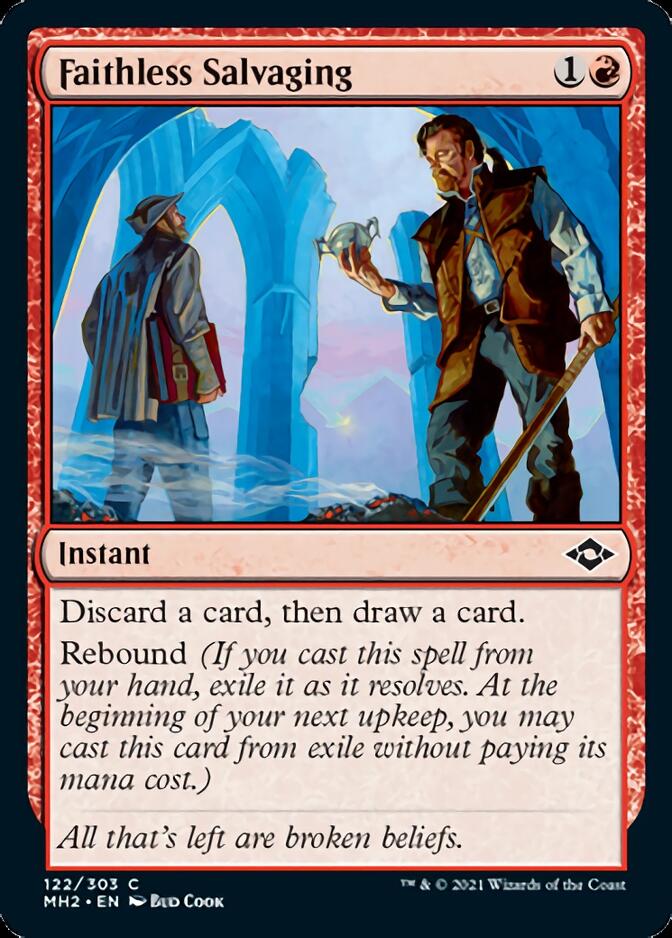 Faithless Salvaging (MH2-122) [Modern Horizons 2] Foil
