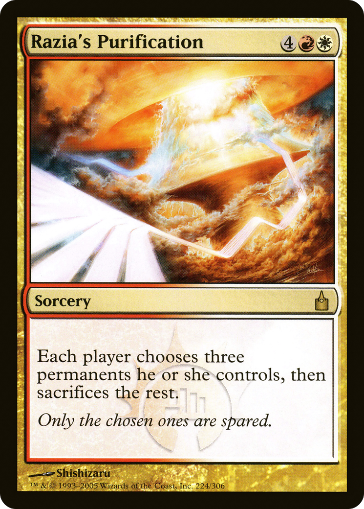 Razia's Purification (RAV-224) [Ravnica: City of Guilds] Foil
