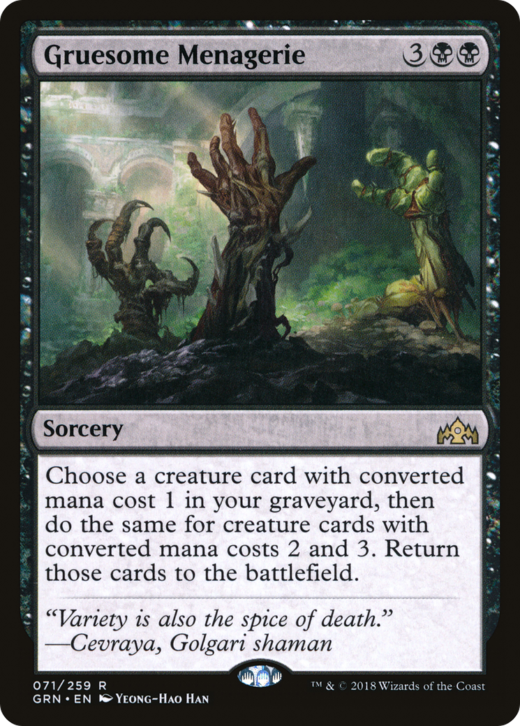 Gruesome Menagerie (GRN-071) [Guilds of Ravnica]