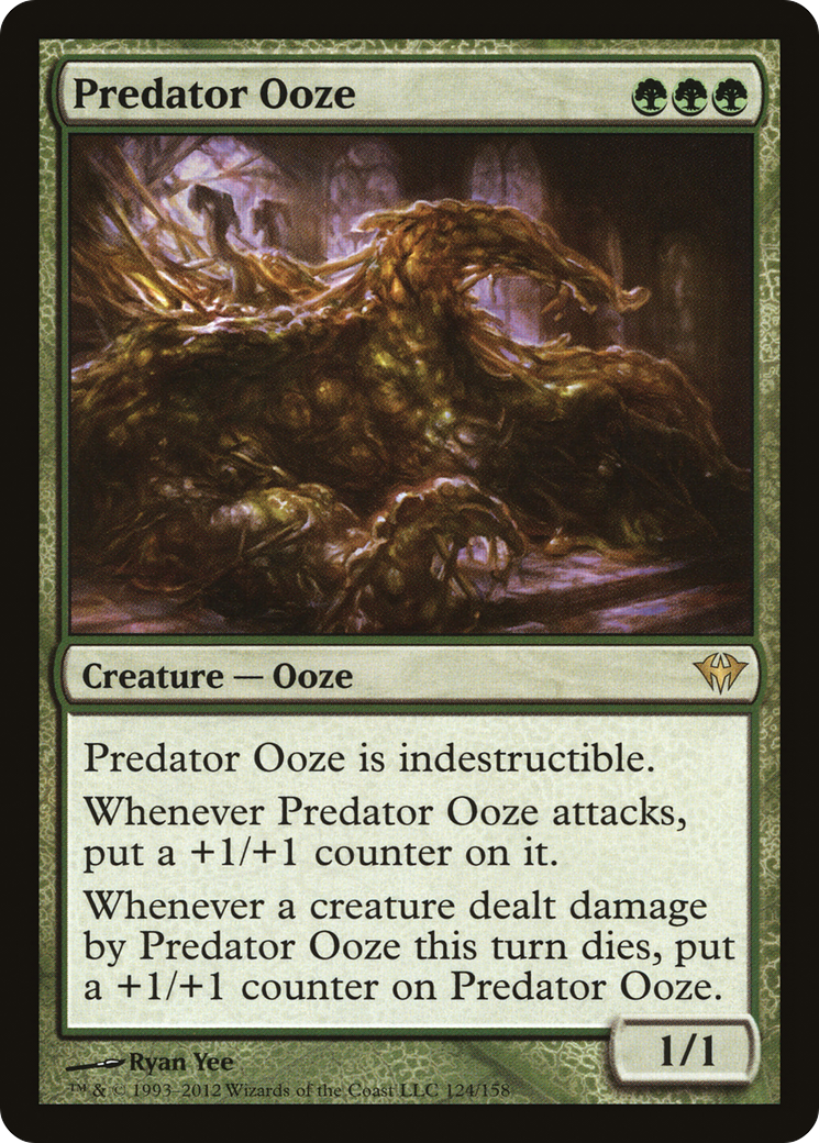 Predator Ooze (DKA-124) [Dark Ascension]