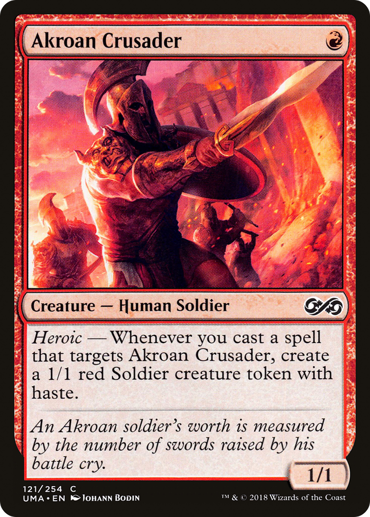 Akroan Crusader (UMA-121) [Ultimate Masters] Foil