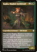 Kagha, Shadow Archdruid (Foil Etched) (CLB-537) [Commander Legends: Battle for Baldur's Gate] Foil
