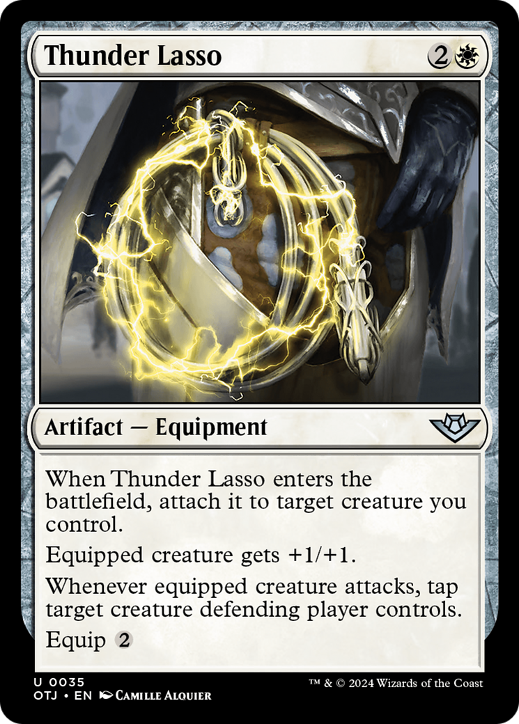 Thunder Lasso (OTJ-035) [Outlaws of Thunder Junction] Foil