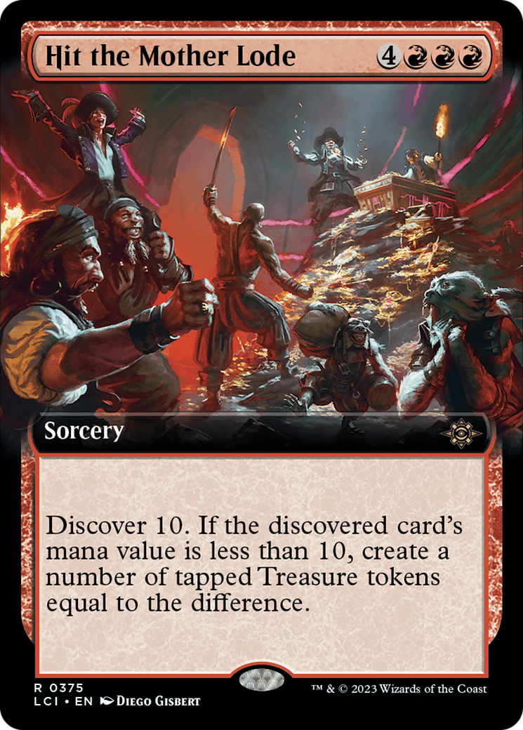 Hit the Mother Lode (LCI-375) [The Lost Caverns of Ixalan]: (Extended Art)