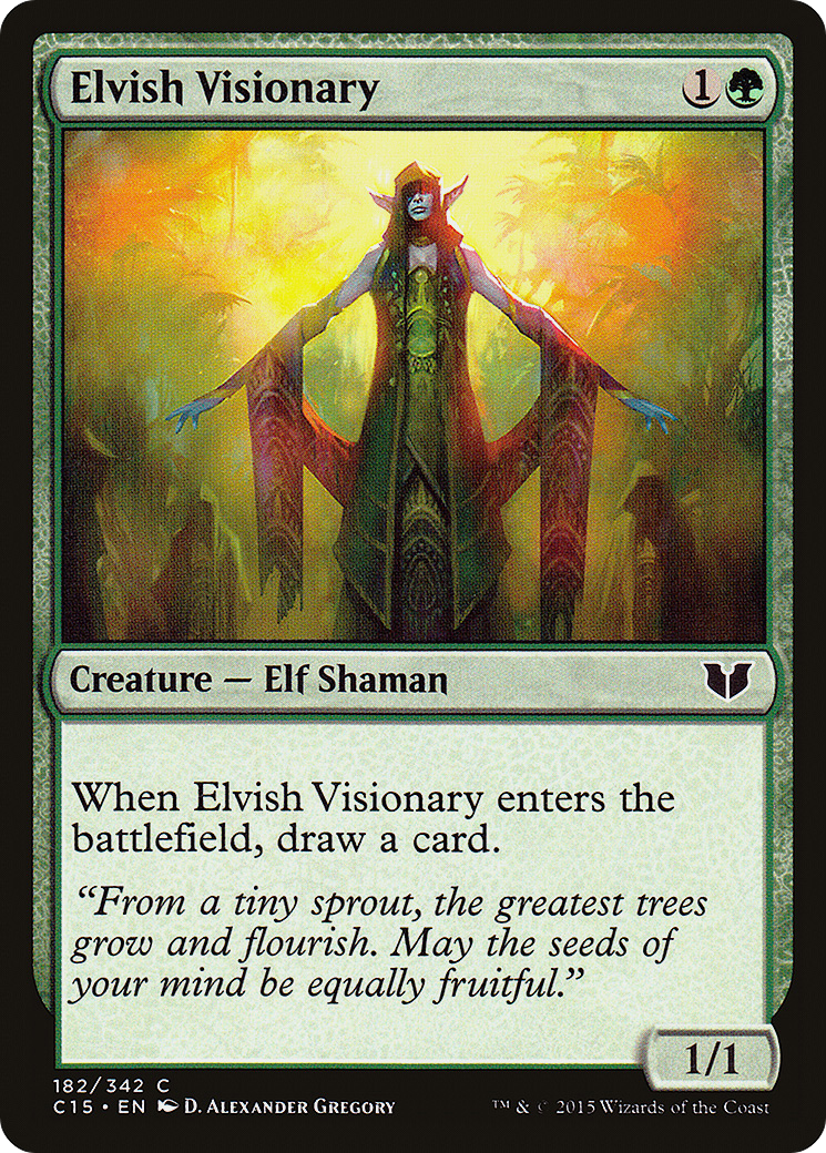 Elvish Visionary (C15-182) [Commander 2015]
