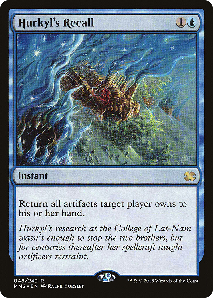 Hurkyl's Recall (MM2-048) [Modern Masters 2015] Foil