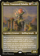 Mazzy, Truesword Paladin (CLB-541) [Commander Legends: Battle for Baldur's Gate] Etched Foil