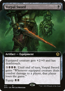 Vorpal Sword (AFR-377) [Adventures in the Forgotten Realms]: (Extended Art) Foil