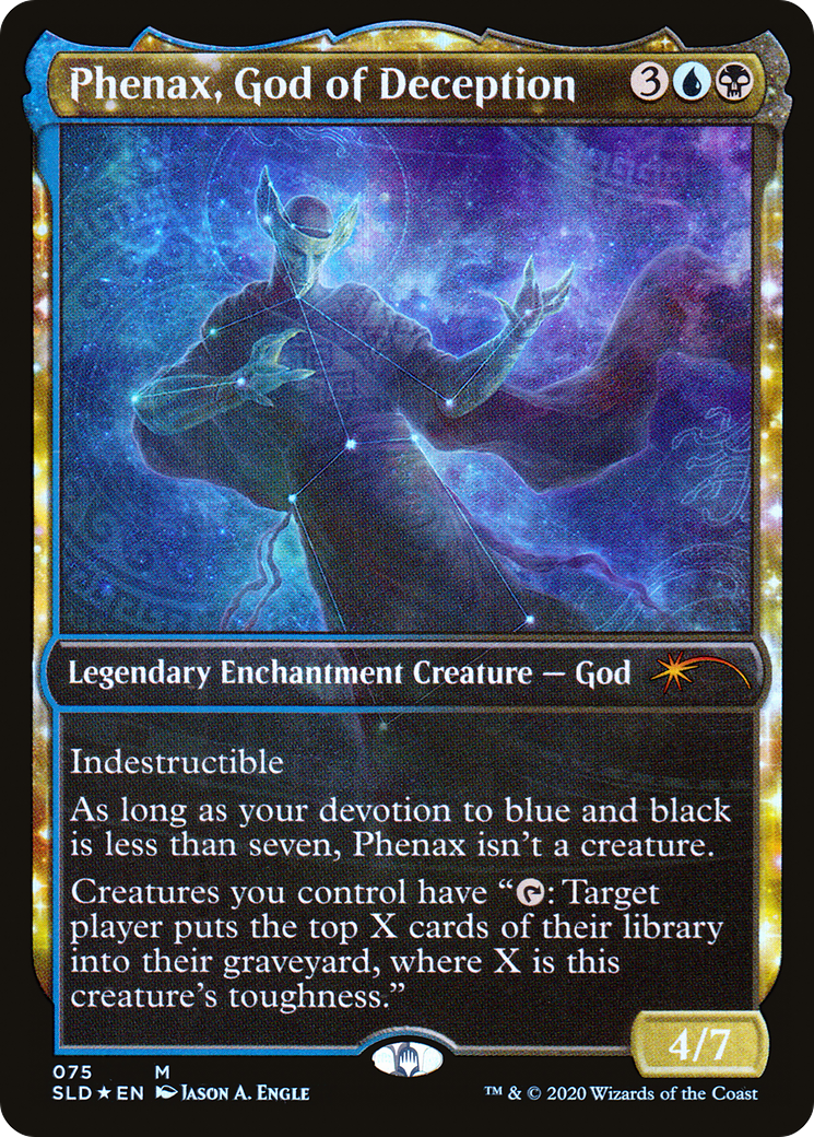 Phenax, God of Deception (SLD-075) (Showcase) [Secret Lair Drop] Foil