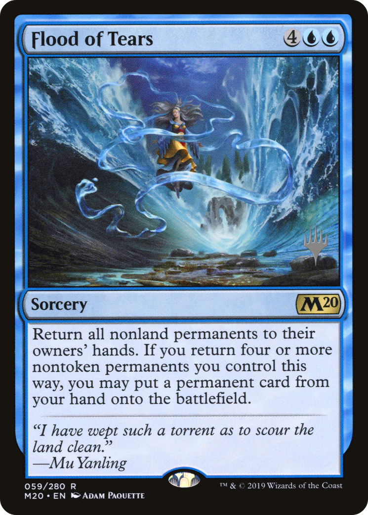 Flood of Tears (PPM20-59P) [Promo Pack: Core Set 2020 Promos]