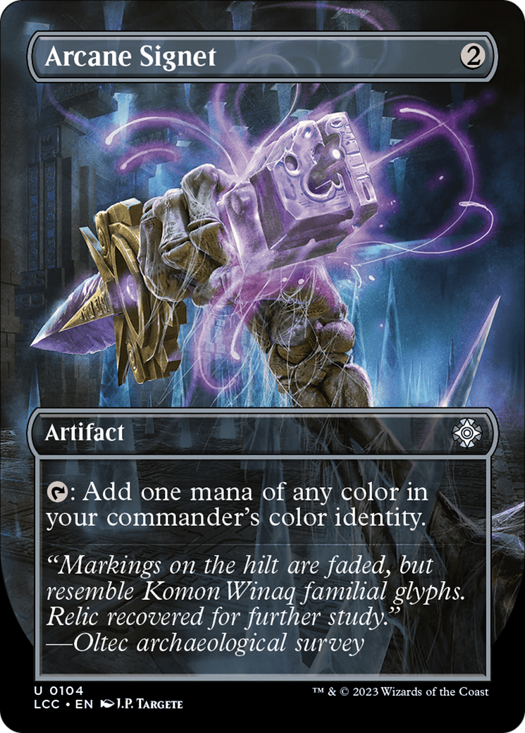 Arcane Signet (LCC-104) [The Lost Caverns of Ixalan Commander] (Borderless)