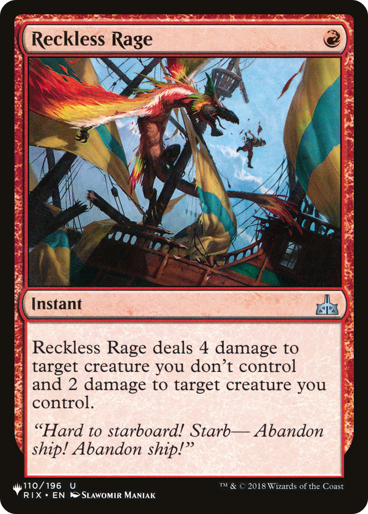 Reckless Rage (LIST-RIX-110) [The List]