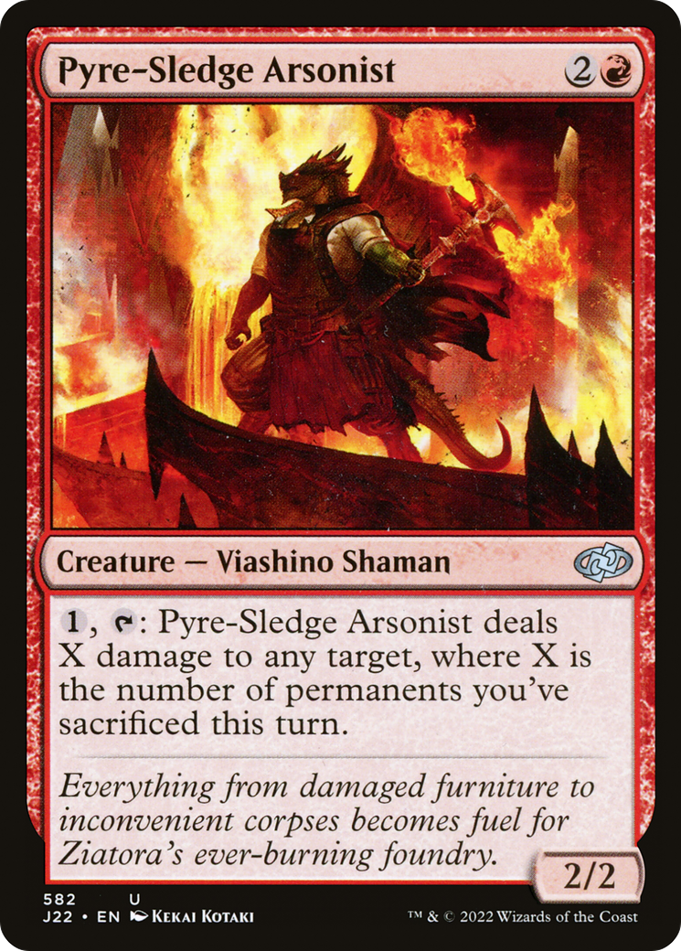 Pyre-Sledge Arsonist (J22-582) [Jumpstart 2022]
