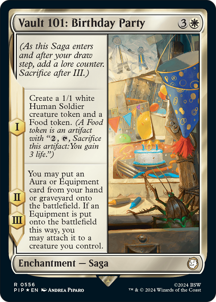 Vault 101: Birthday Party (PIP-556) [Fallout] Foil