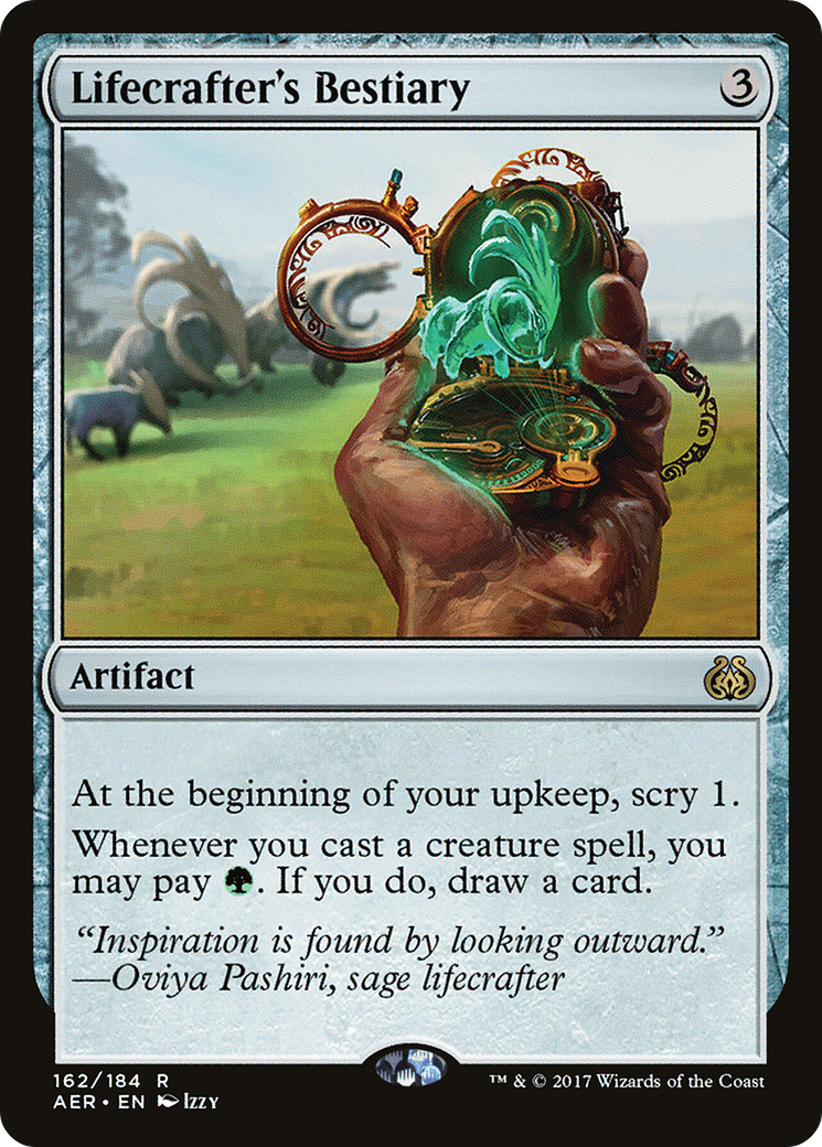 Lifecrafter's Bestiary (AER-162) [Aether Revolt]