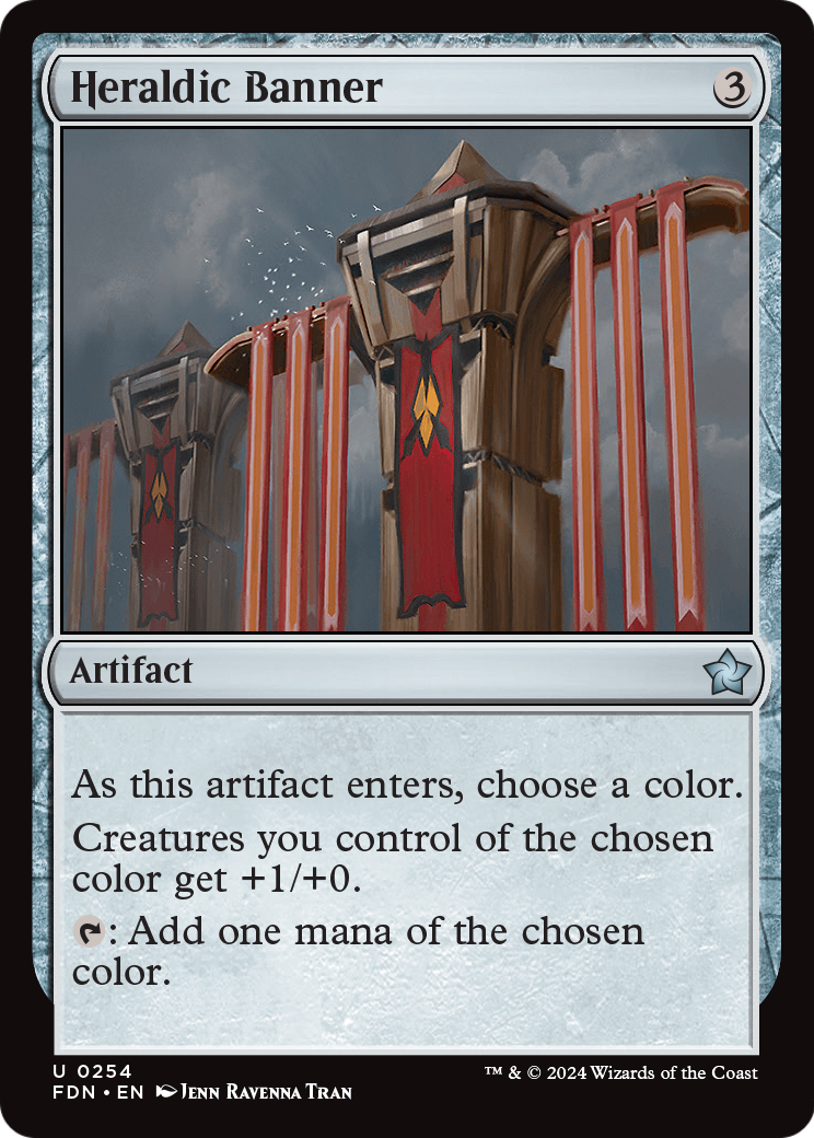 Heraldic Banner (FDN-254) [Foundations] Foil