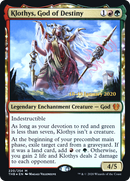 Klothys, God of Destiny (PRE-220S) [Theros Beyond Death Promos] Foil