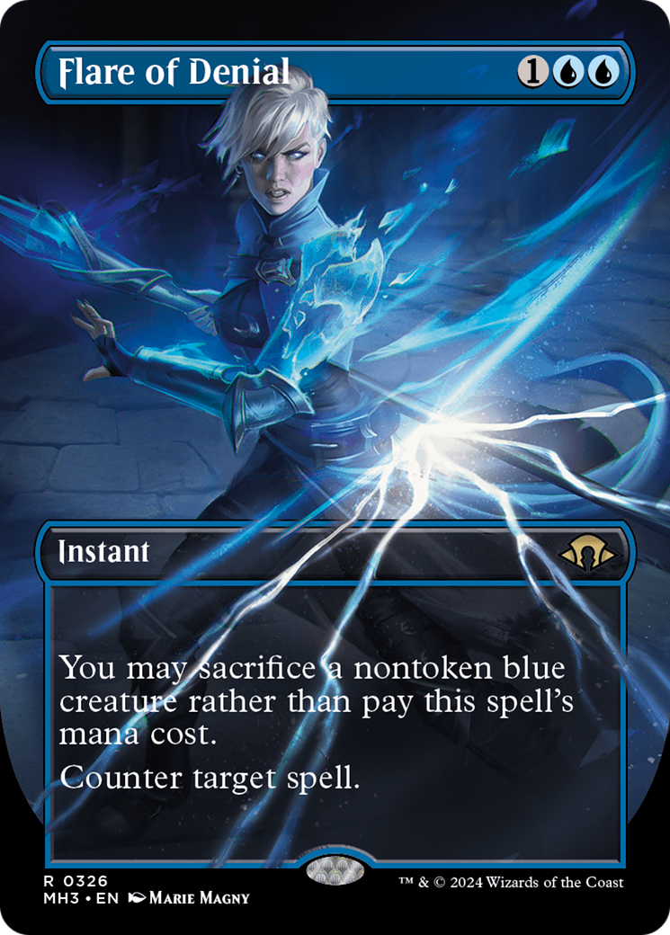 Flare of Denial (MH3-326) [Modern Horizons 3] (Borderless)