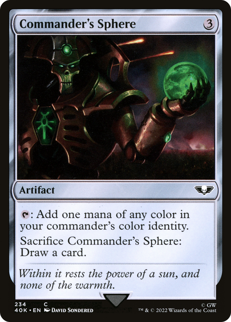 Commander's Sphere (40K-234) [Warhammer 40,000 Commander]