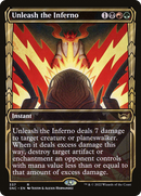Unleash the Inferno (SNC-337) [Streets of New Capenna]: (Showcase) Foil