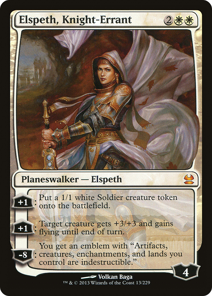 Elspeth, Knight-Errant (MMA-013) [Modern Masters] Foil
