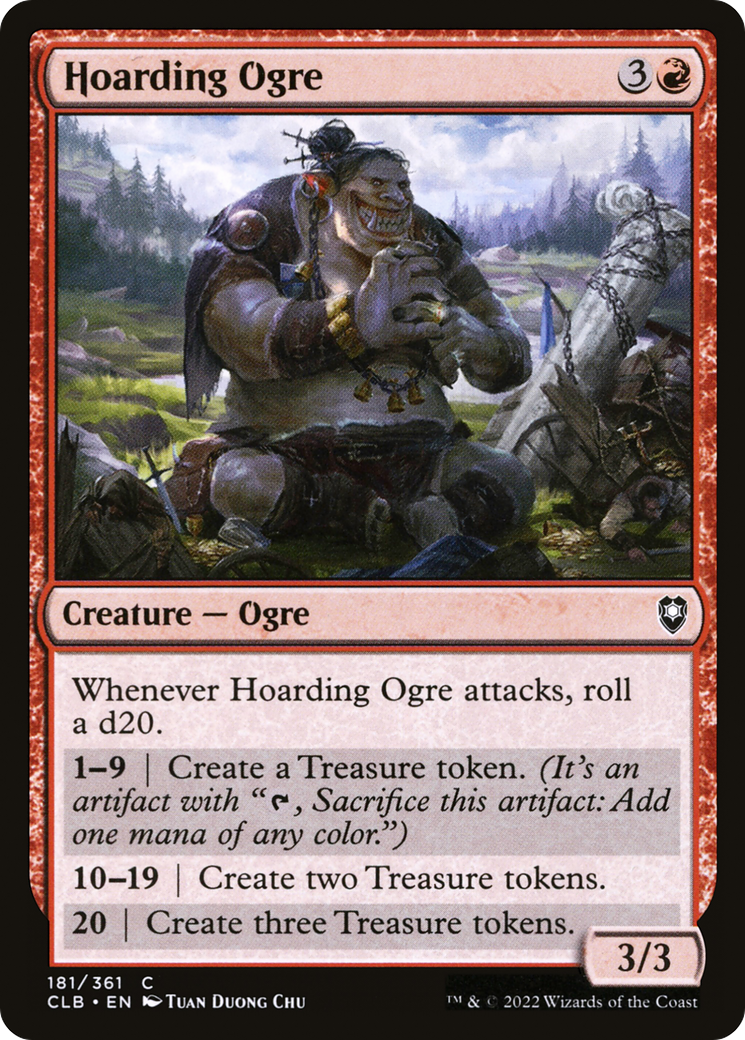 Hoarding Ogre (CLB-181) [Commander Legends: Battle for Baldur's Gate]