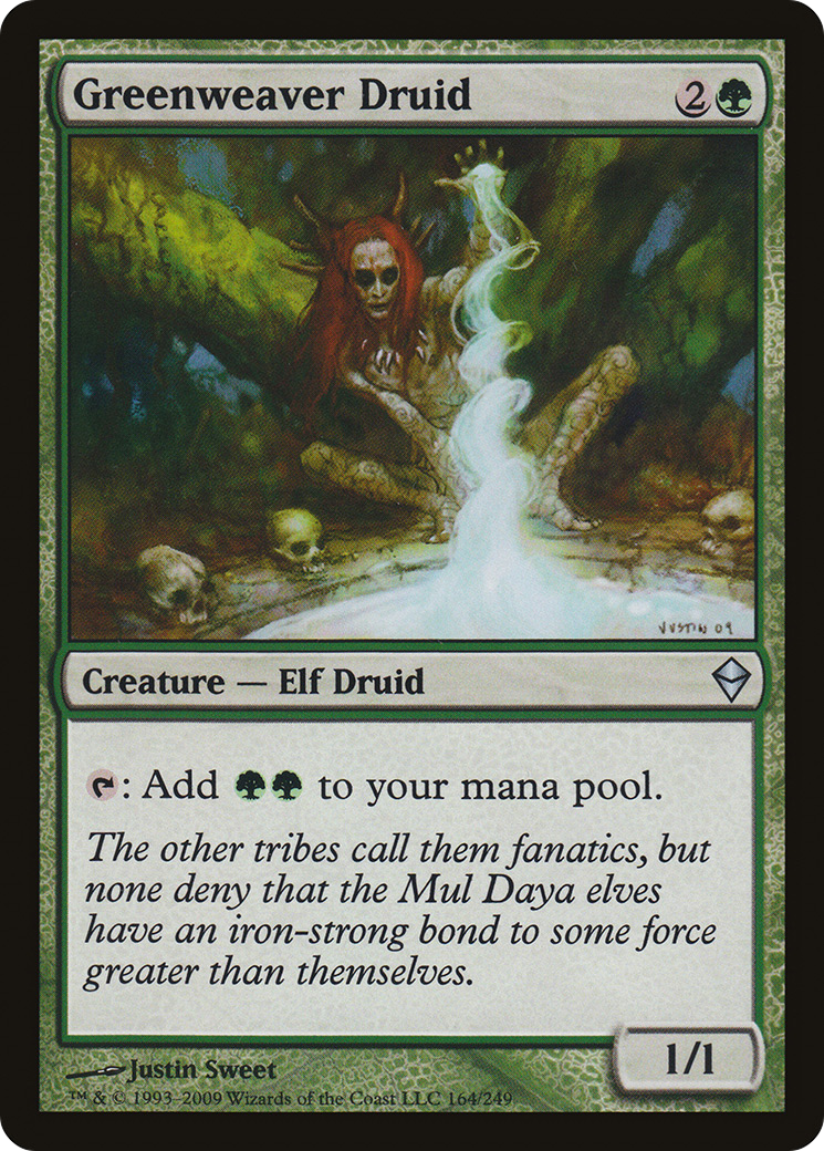 Greenweaver Druid (ZEN-164) [Zendikar] Foil