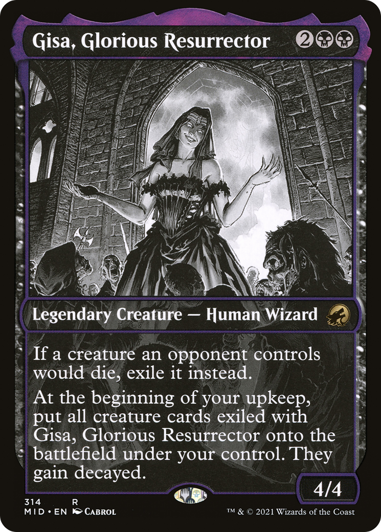 Gisa, Glorious Resurrector (Showcase) (MID-314) [Innistrad: Midnight Hunt]