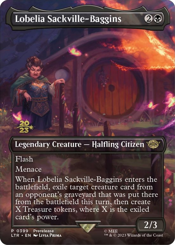 Lobelia Sackville-Baggins (PRE-399S) [Tales of Middle-earth Promos] (Borderless) Foil