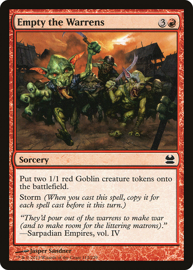 Empty the Warrens (MMA-112) [Modern Masters] Foil