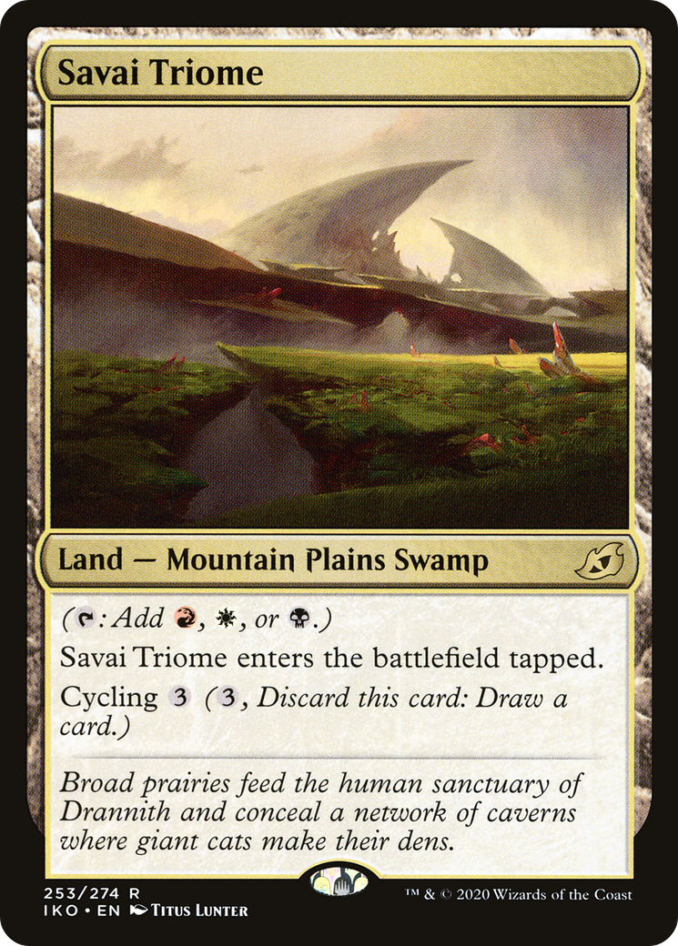 Savai Triome (IKO-253) [Ikoria: Lair of Behemoths]