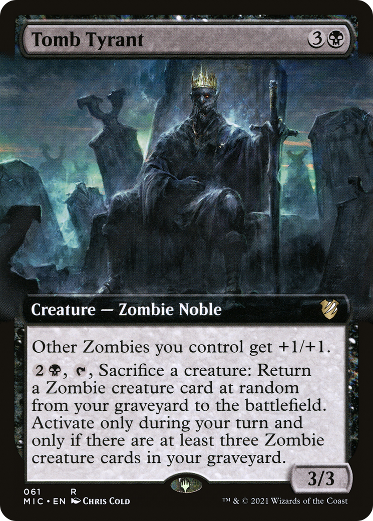 Tomb Tyrant (MIC-061) [Midnight Hunt Commander]: (Extended Art)