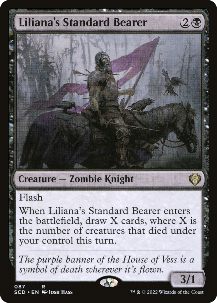 Liliana's Standard Bearer (SCD-087) [Starter Commander Decks]