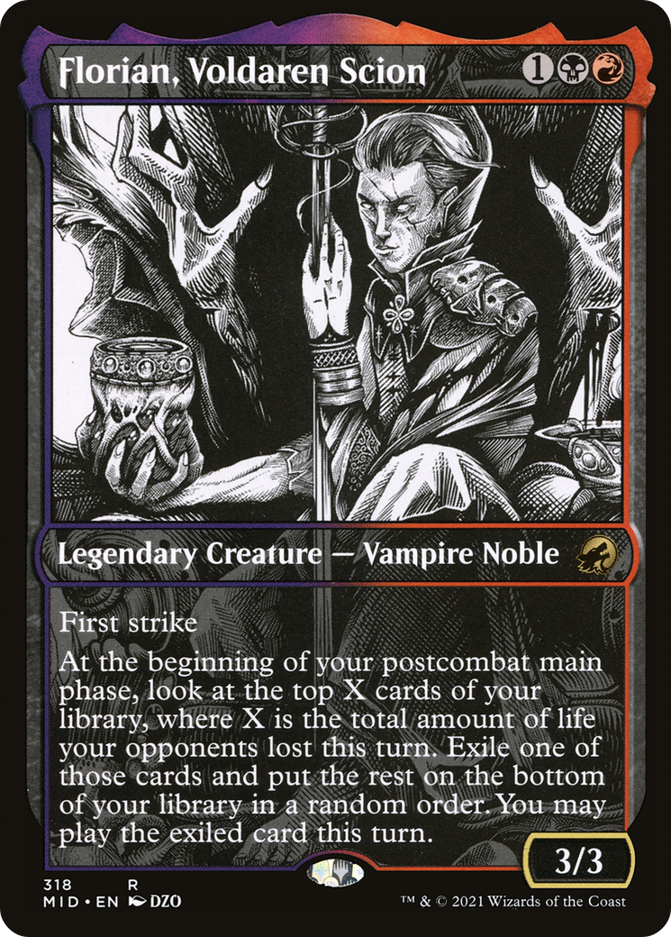 Florian, Voldaren Scion (Showcase) (MID-318) [Innistrad: Midnight Hunt]
