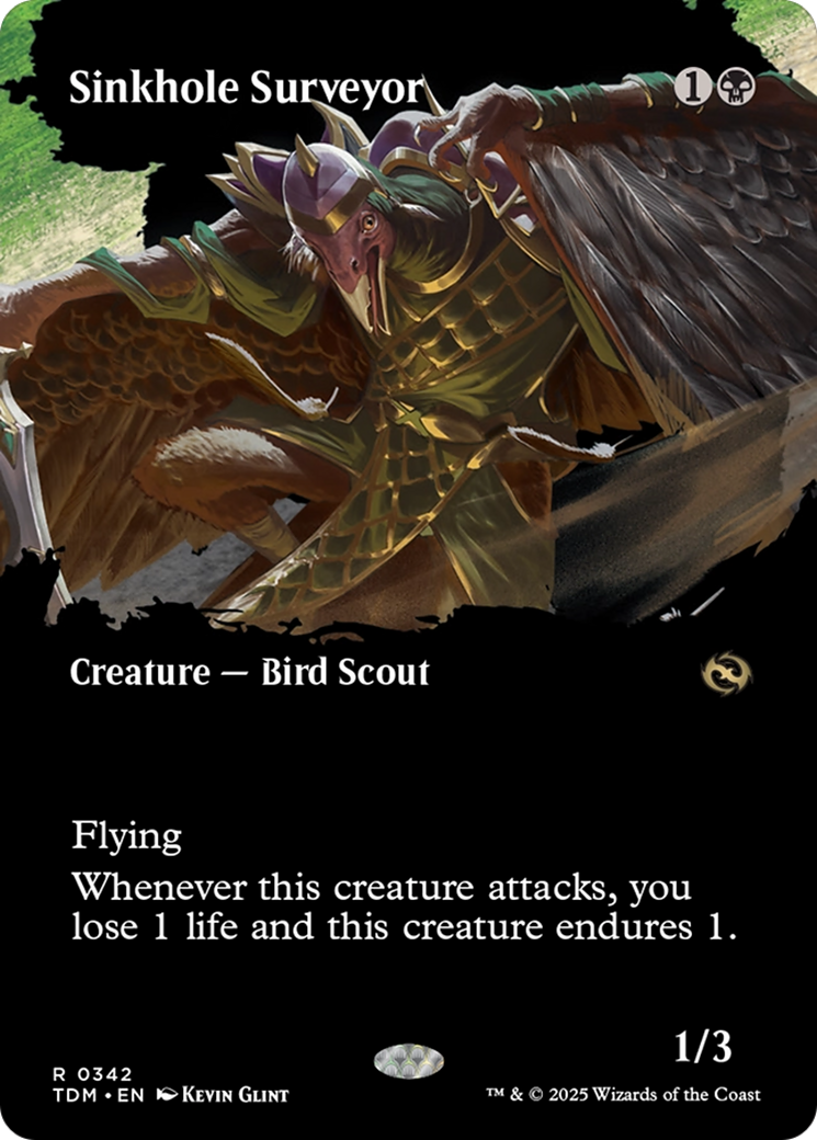 Sinkhole Surveyor (TDM-342) [Tarkir: Dragonstorm]: (Showcase) (Borderless)