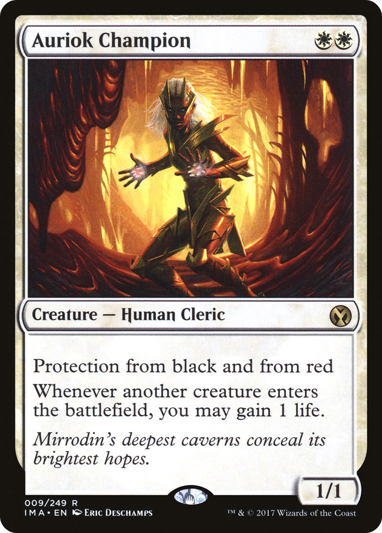 Auriok Champion (IMA-009) [Iconic Masters] Foil